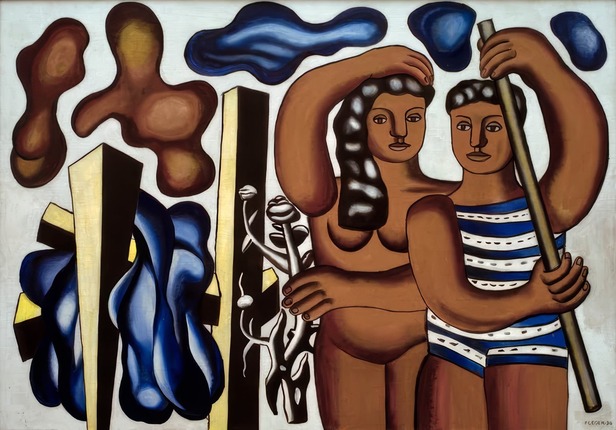 Adam og Eva (studie) af Fernand Leger