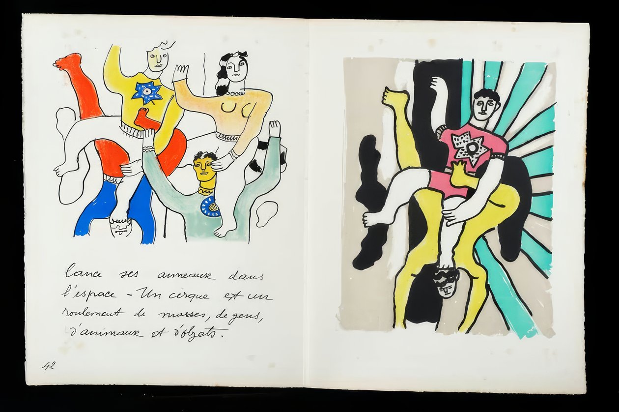 Cirkus, s. 42/43 af Fernand Leger