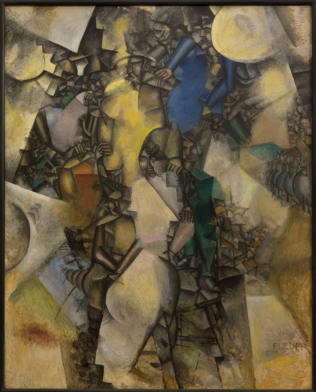 Brylluppet, 1911 af Fernand Leger