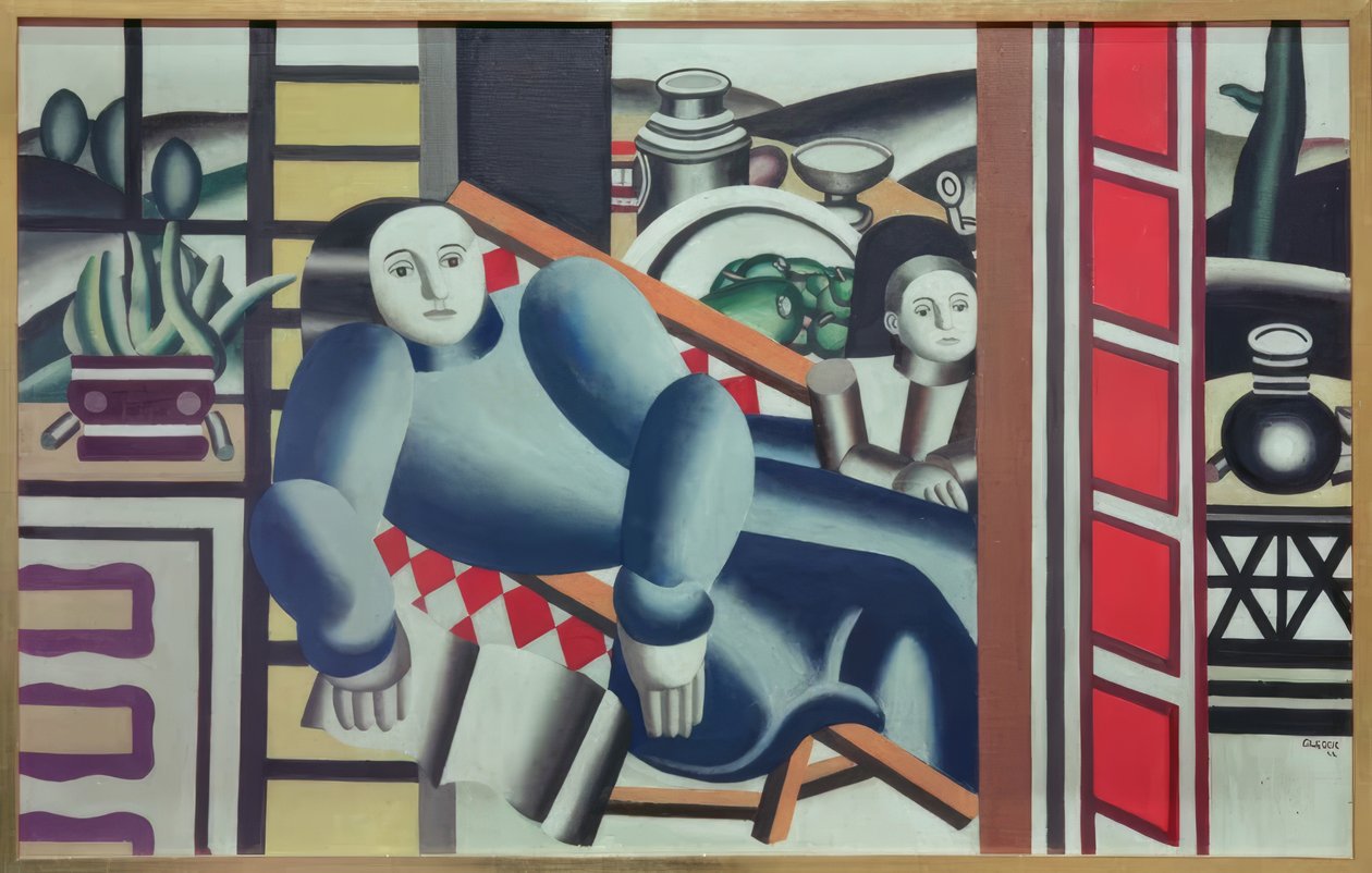 Den læsende (mor og barn) af Fernand Leger