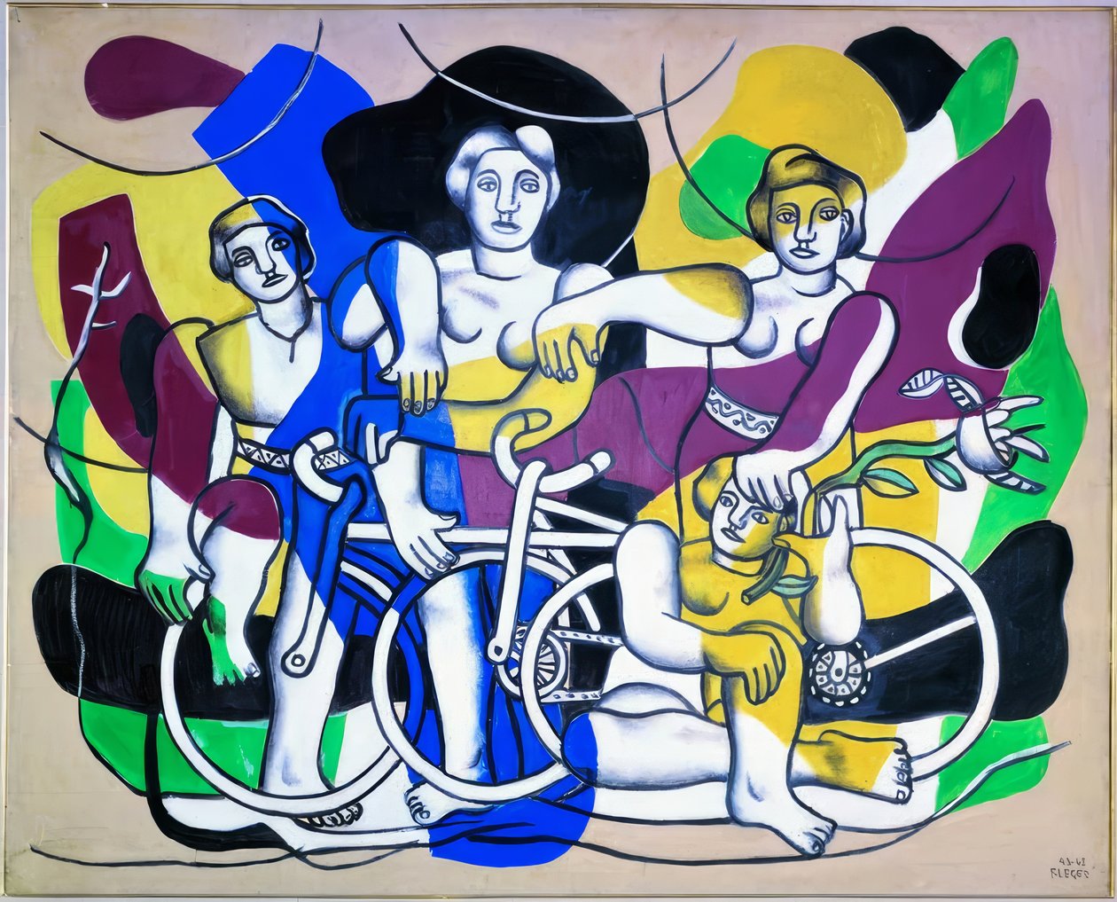 Cyklisterne af Fernand Leger