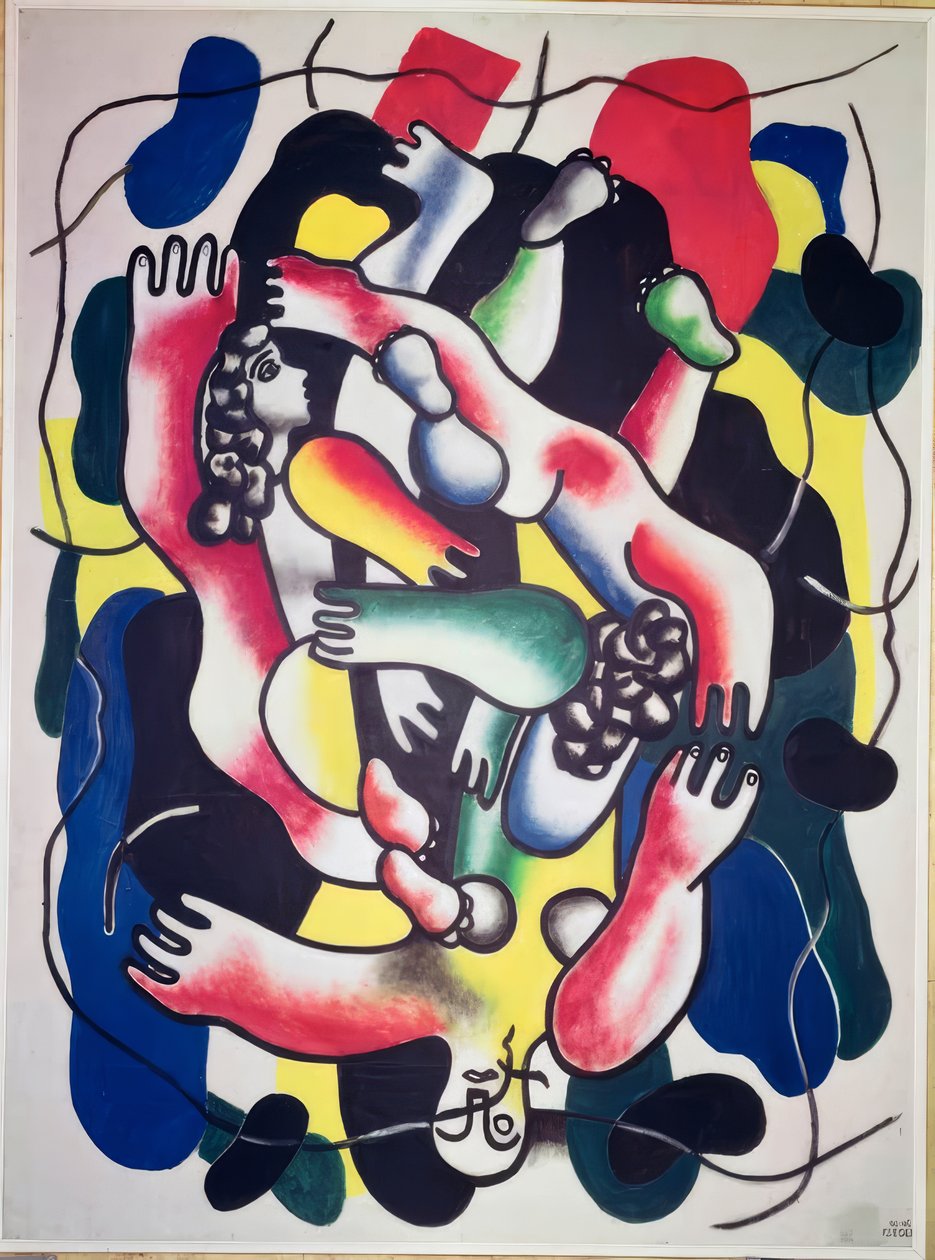 Kvindelig sammensætning af Fernand Leger