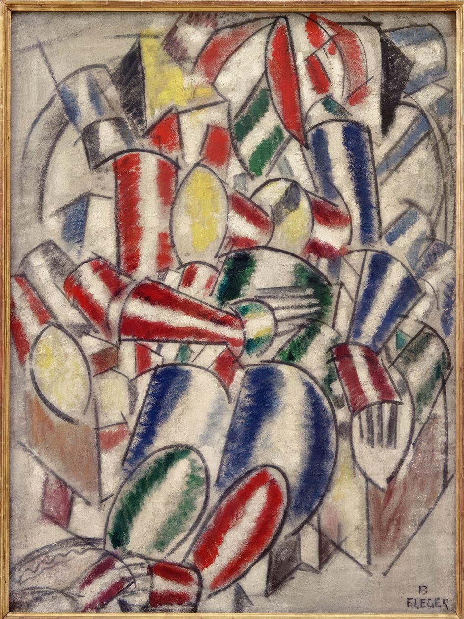 Kvinde i lænestol af Fernand Leger