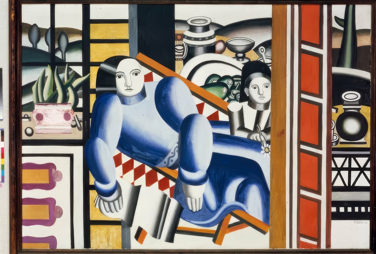 Kvinde med barn af Fernand Leger