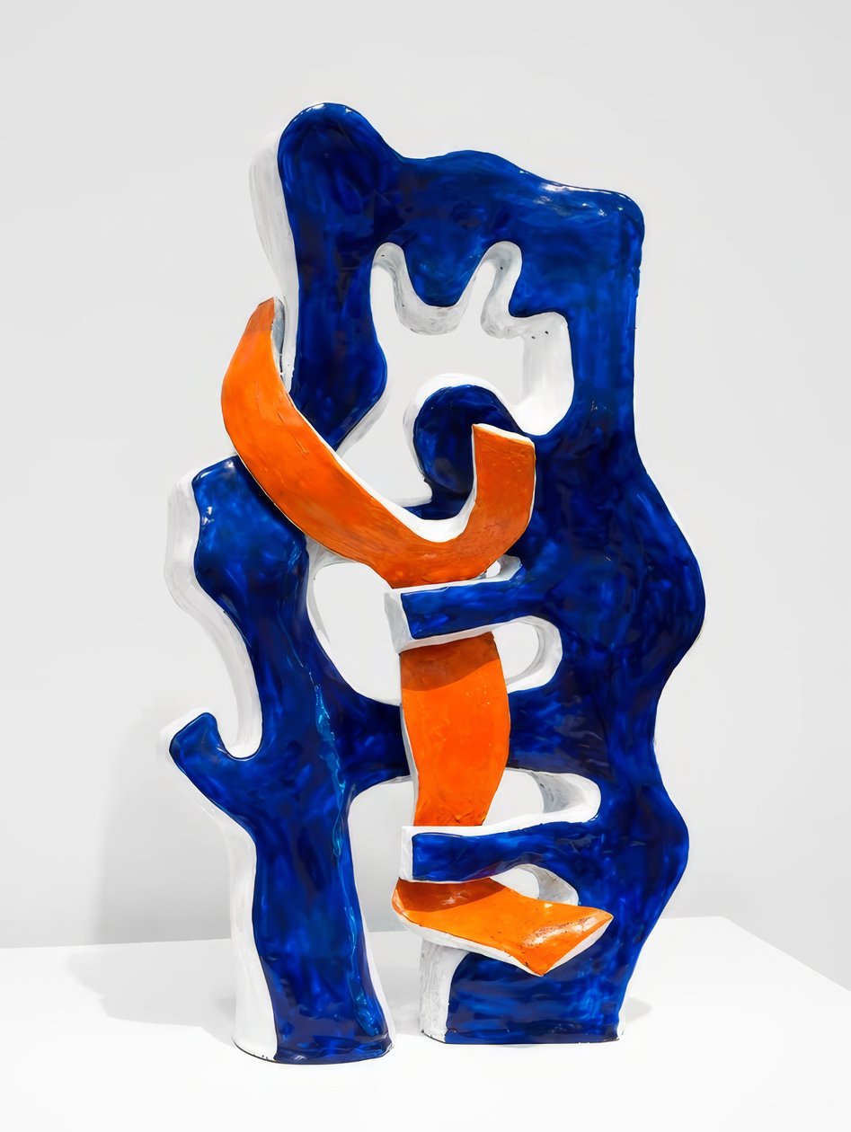 Stor sort og rød gren af Fernand Leger