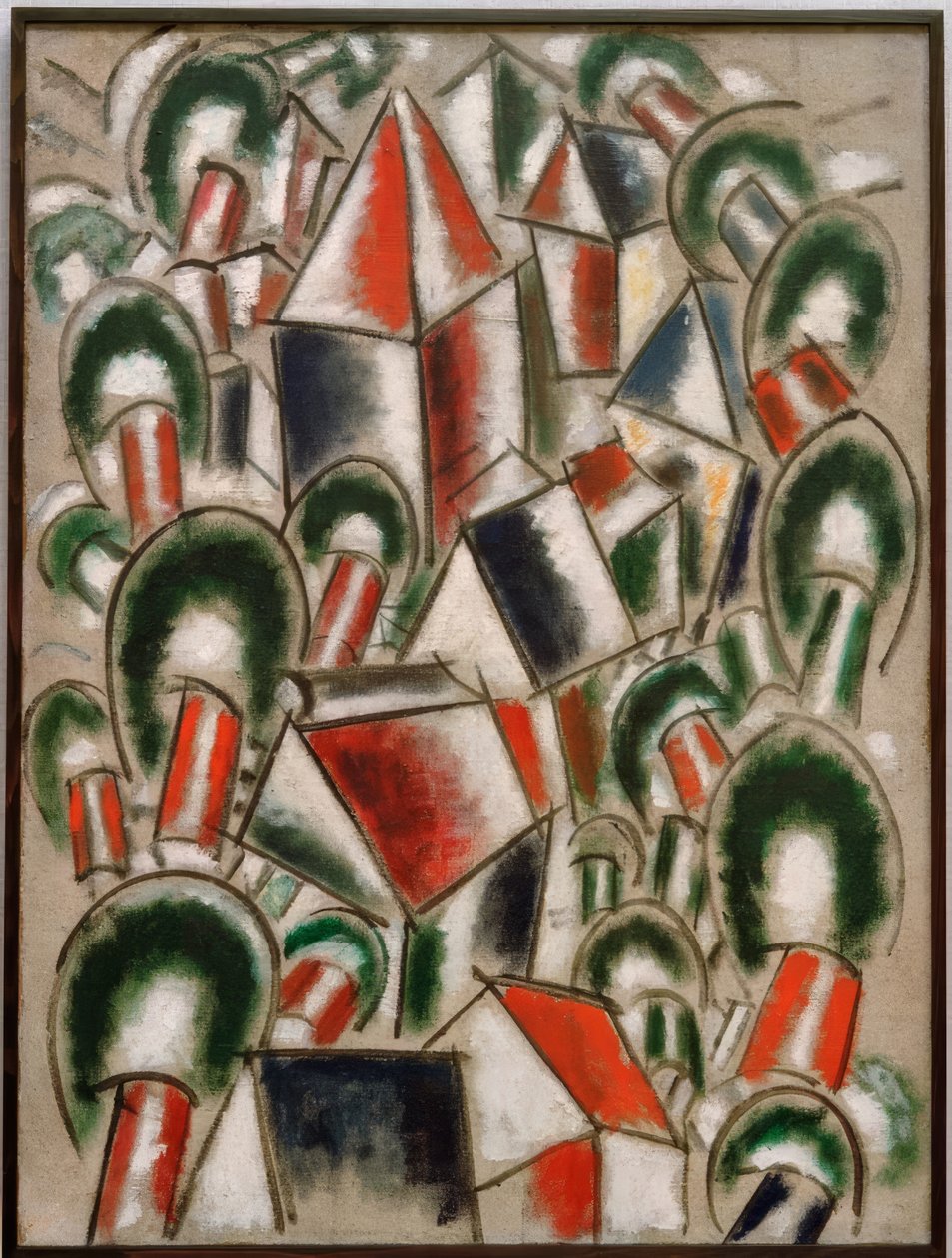 Huse mellem træer af Fernand Leger