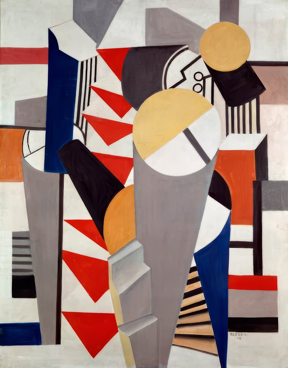 Komposition (Moskva) af Fernand Leger