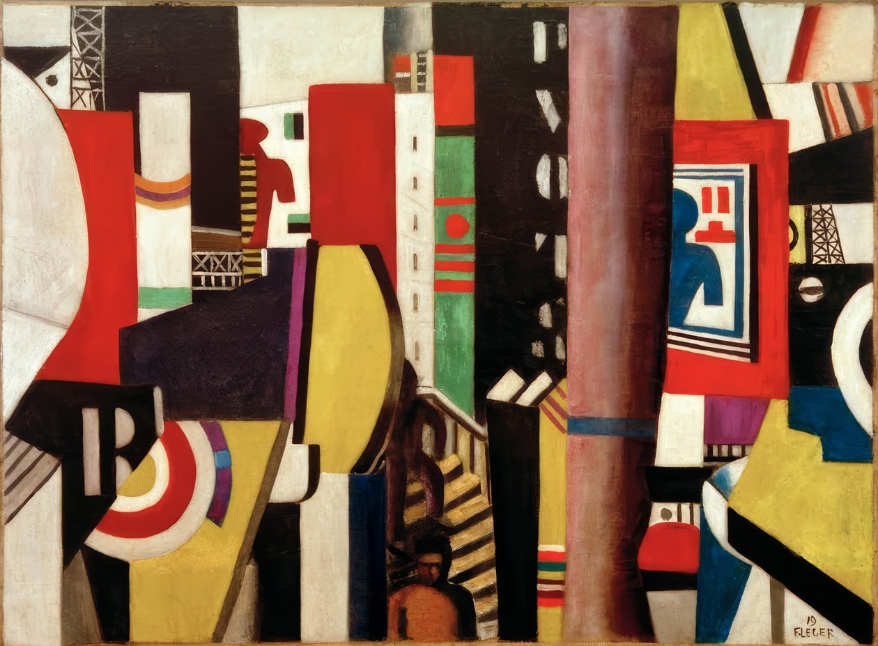 "La Ville" (byen) af Fernand Leger