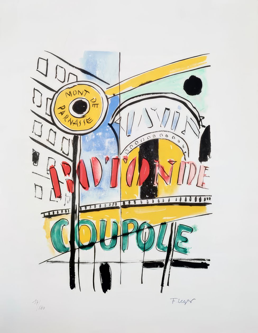 Byen Montparnasse af Fernand Leger