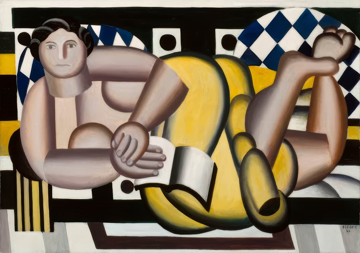 Liggende kvinde af Fernand Leger