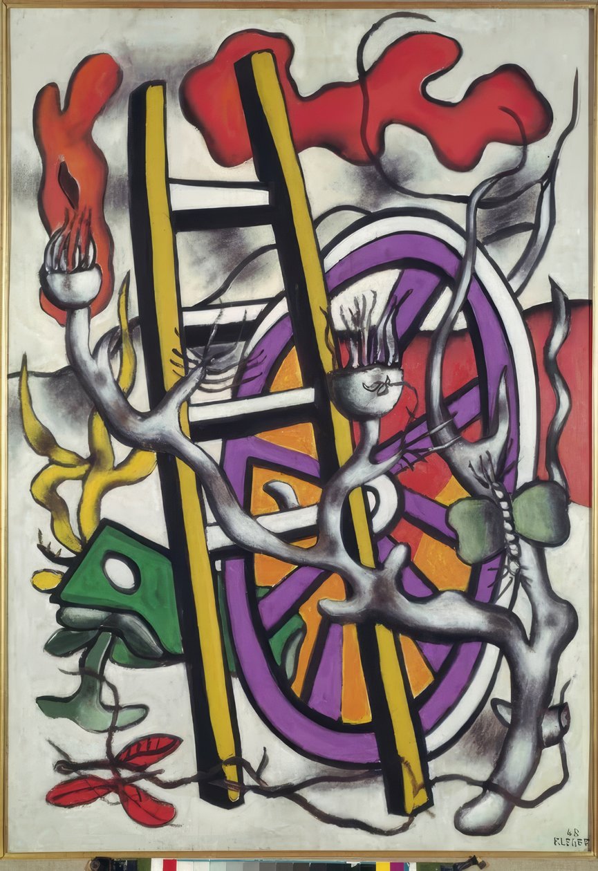 Sommerfugl af Fernand Leger
