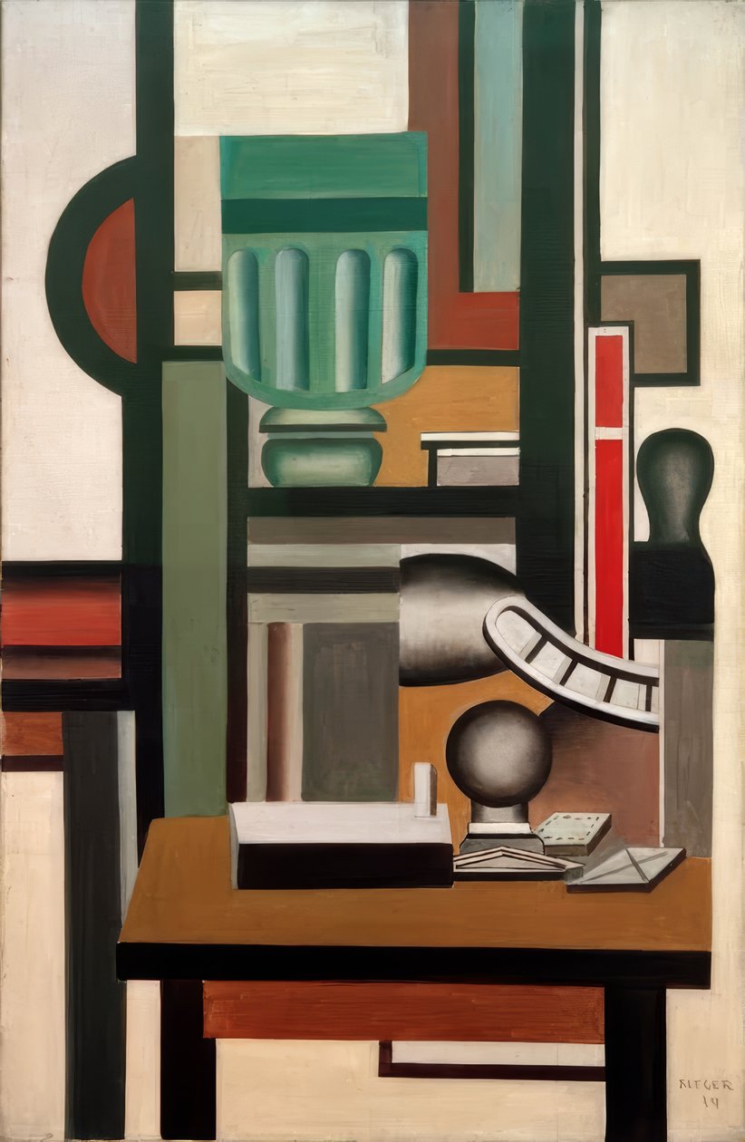 Stilleben af Fernand Leger