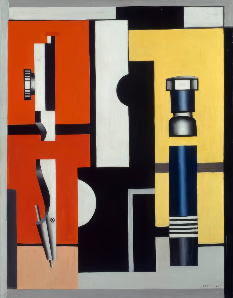 Stilleben af Fernand Leger