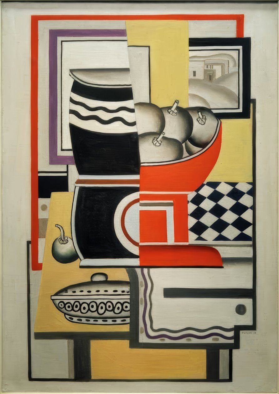 Stilleben af Fernand Leger