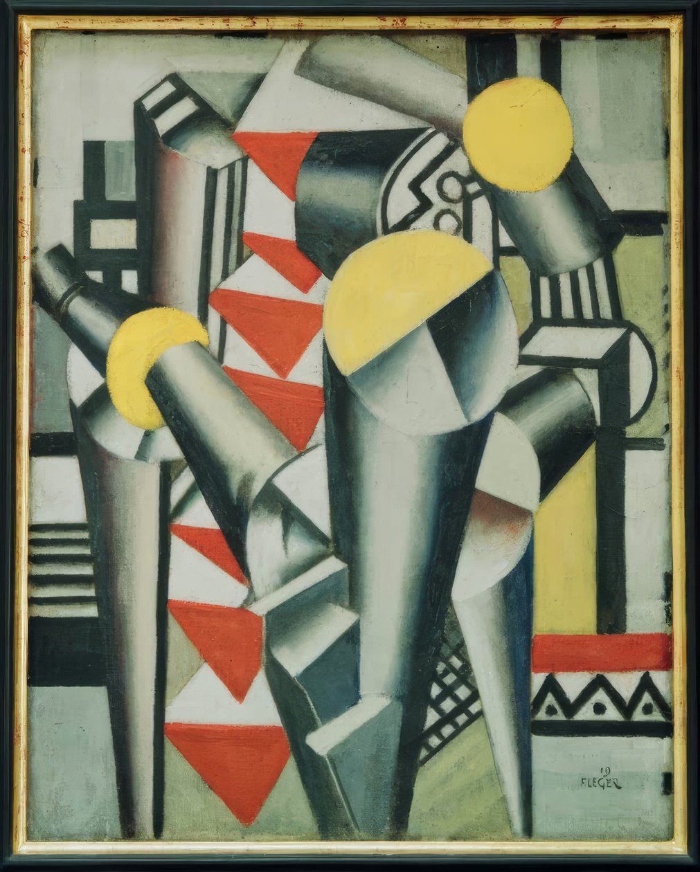 Undersøgelse af kortspil af Fernand Leger