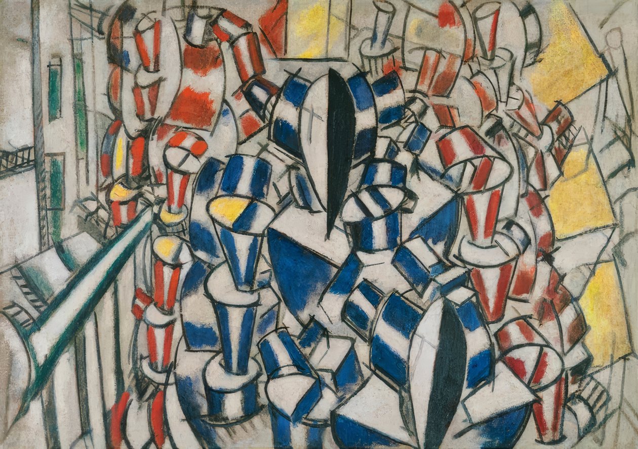 Trappen (anden tilstand) af Fernand Leger