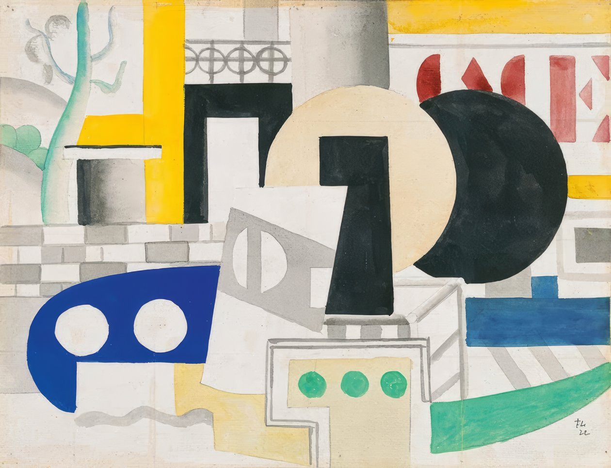 Slæbebåden af Fernand Leger