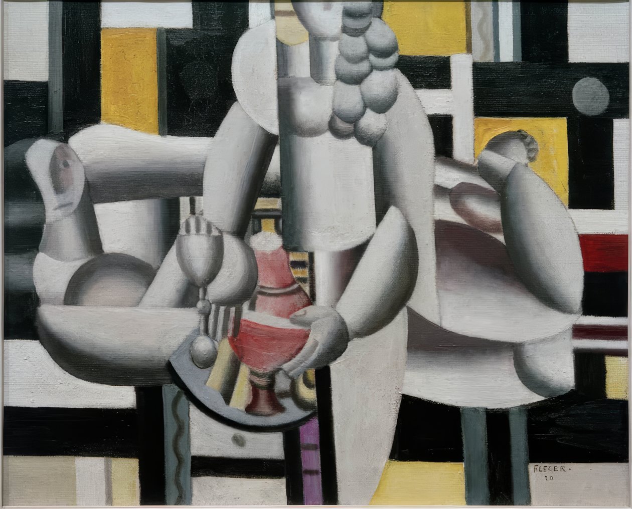 To kvinder og stilleben af Fernand Leger