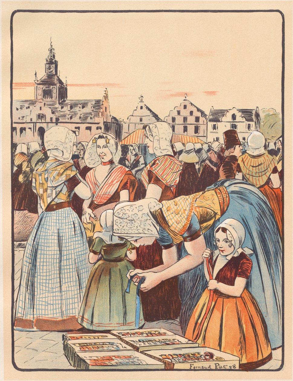 Et marked i Zeeland, 1898. af Fernand Piet