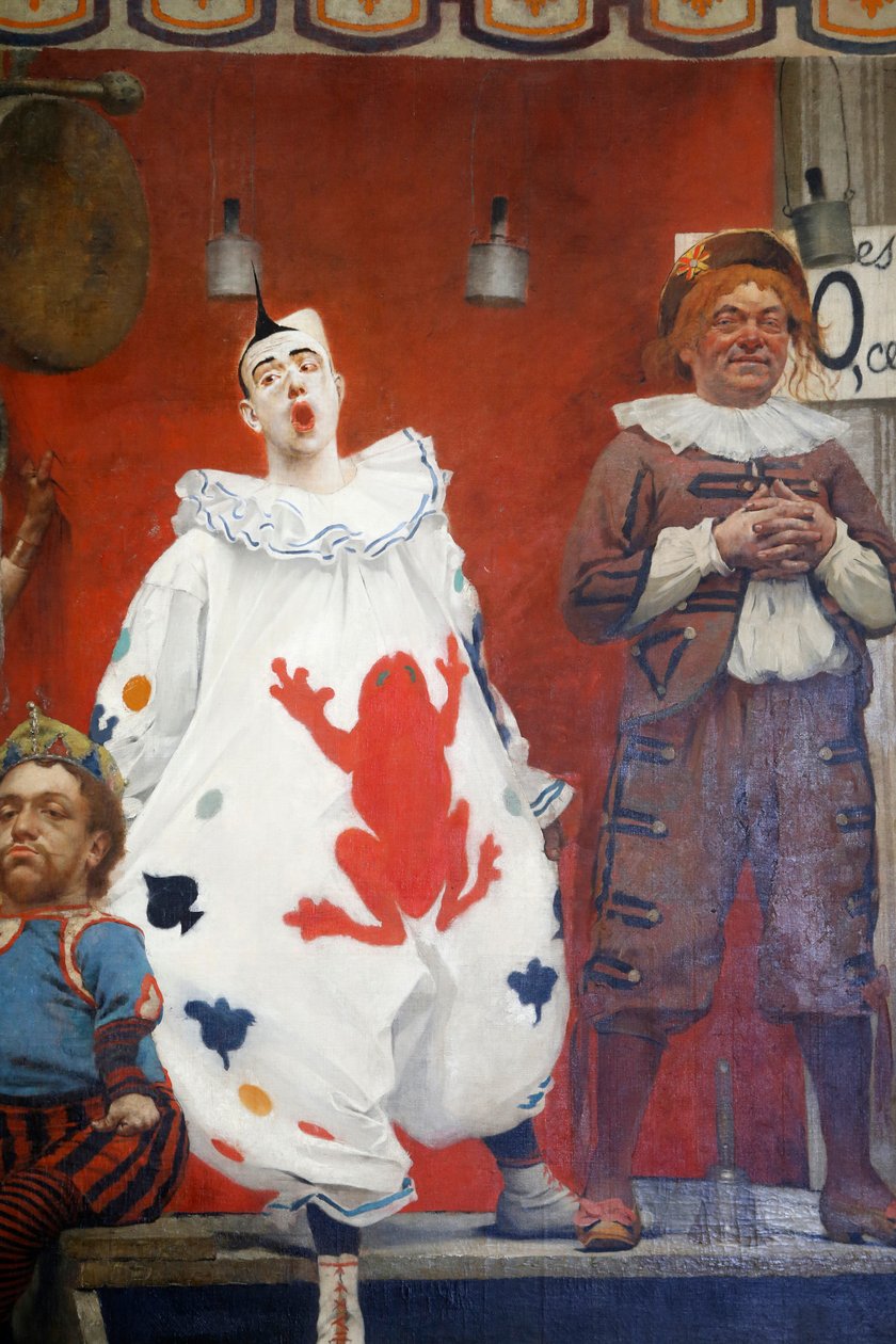 Akrobaterne, detaljer, 1888 af Fernand de Cordova Pelez