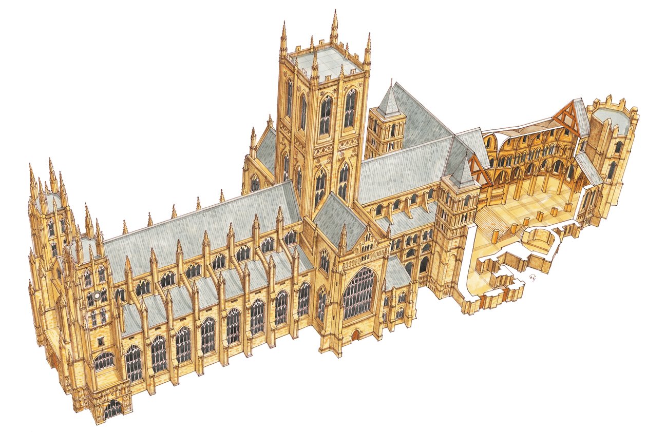 Canterbury katedral. Storbritanien af Fernando Aznar Cenamor