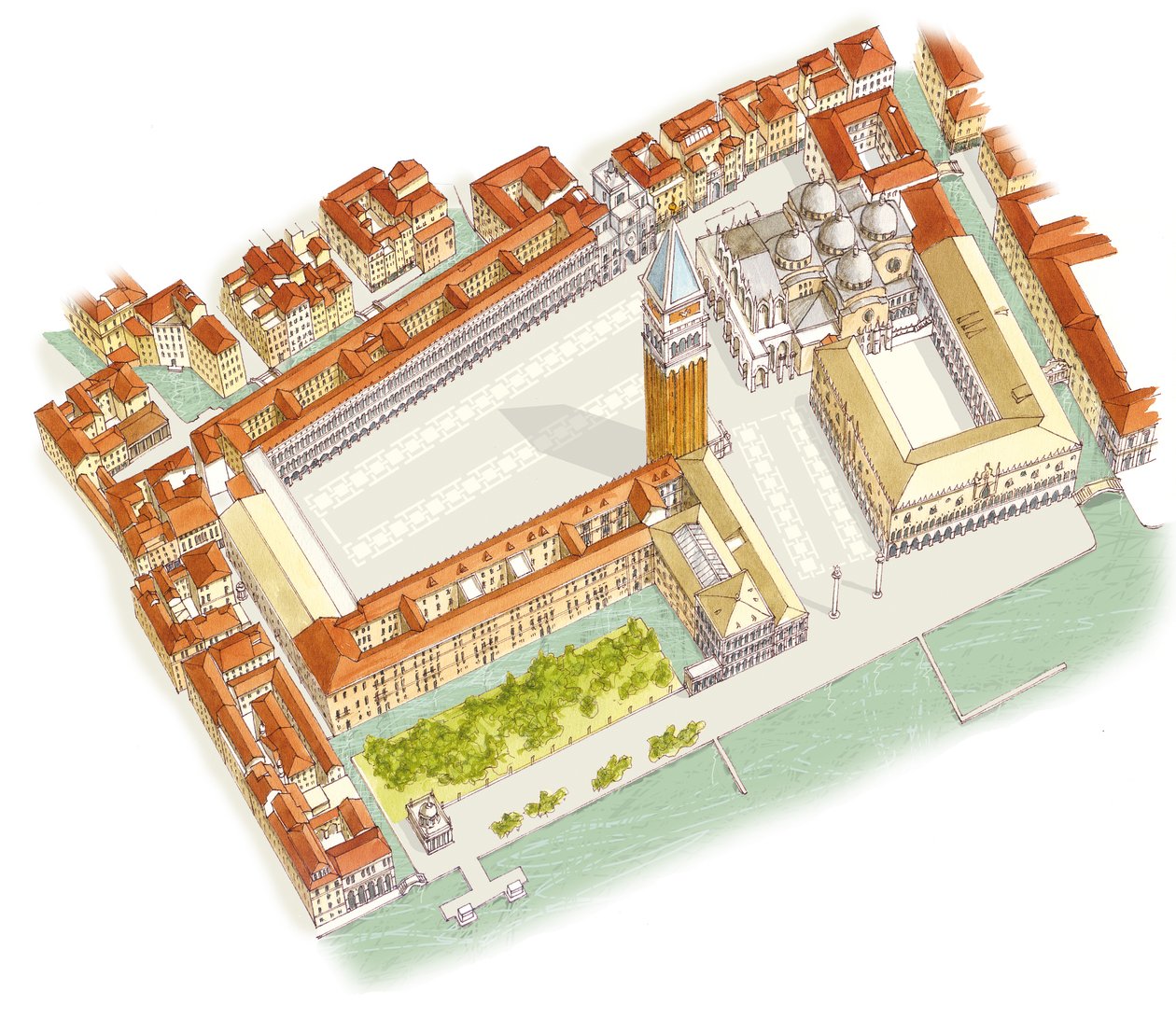 Piazza San Marco. Venedig, Italien af Fernando Aznar Cenamor