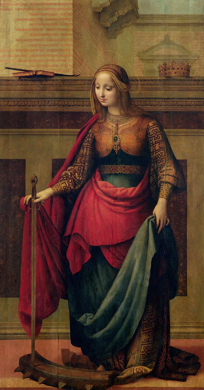 Den hellige Katarina af Alexandria af Fernando Yanez de Almedina