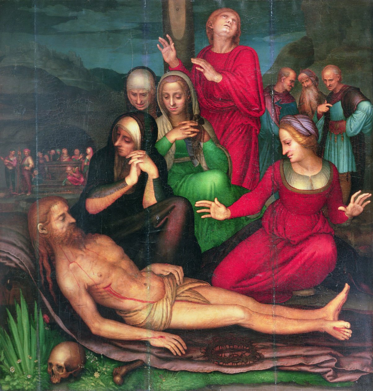 Den døde Kristus, 1500-tallet af Fernando Yanez de Almedina