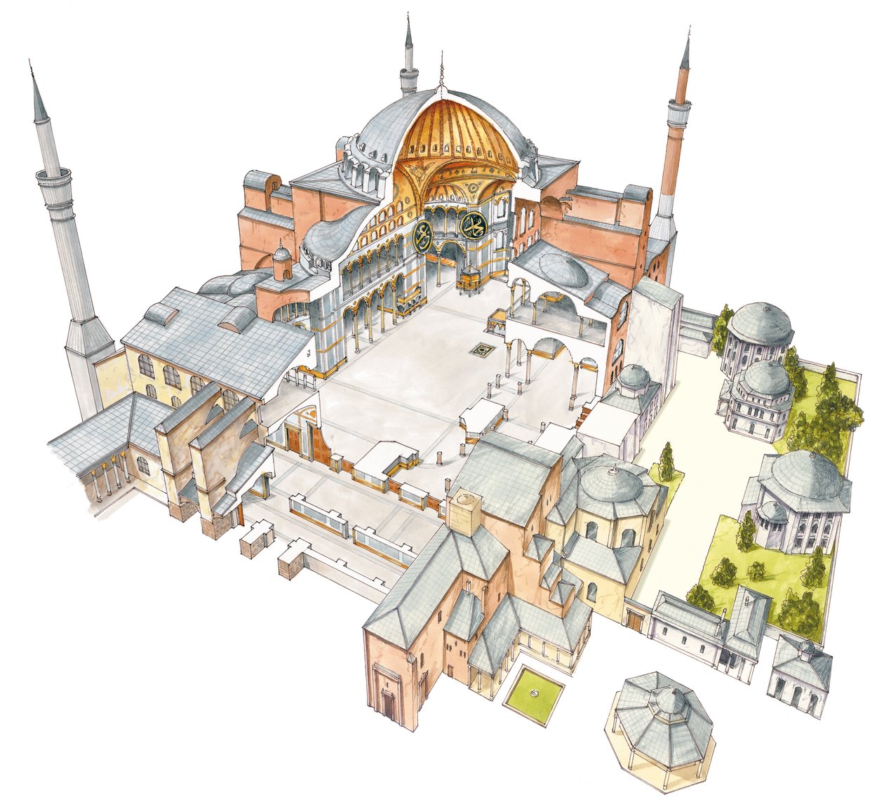 Hagia Sophia. Istanbul, Tyrkiet af Fernando Aznar Cenamor