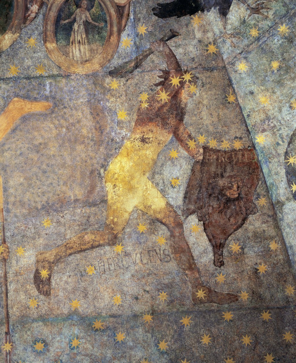 Dome of the Zodiac, Detalje af Hercules, 1485 af Fernando Gallego