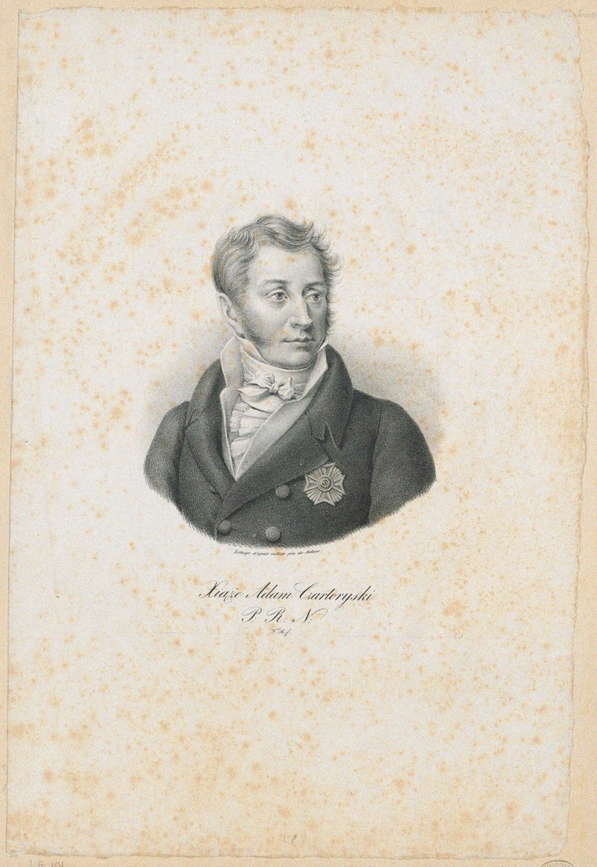 Prins Adam Jerzy Czartoryski 1770-1861, 1831 af Filip Romanowski