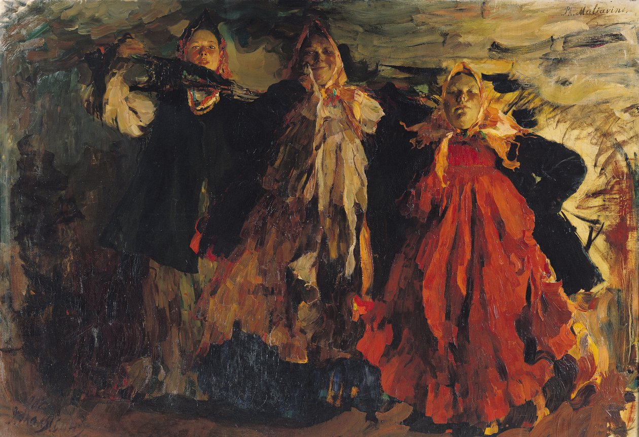 Russiske bønder, 1902 af Filipp Andreevic Maljavin