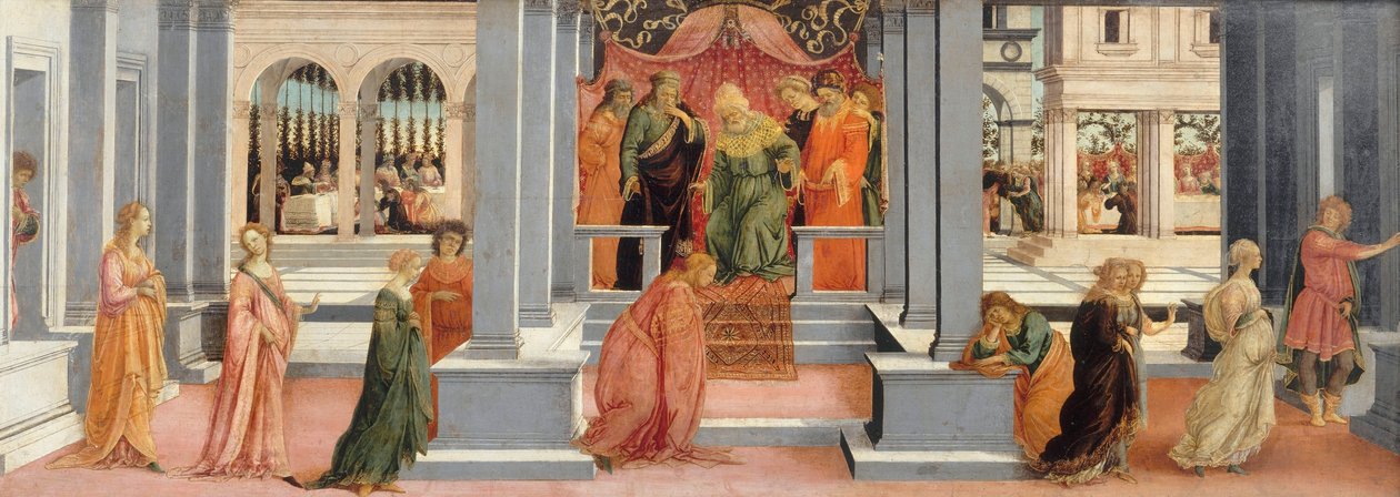 Ester valgt af Ahasveros af Filippino Lippi