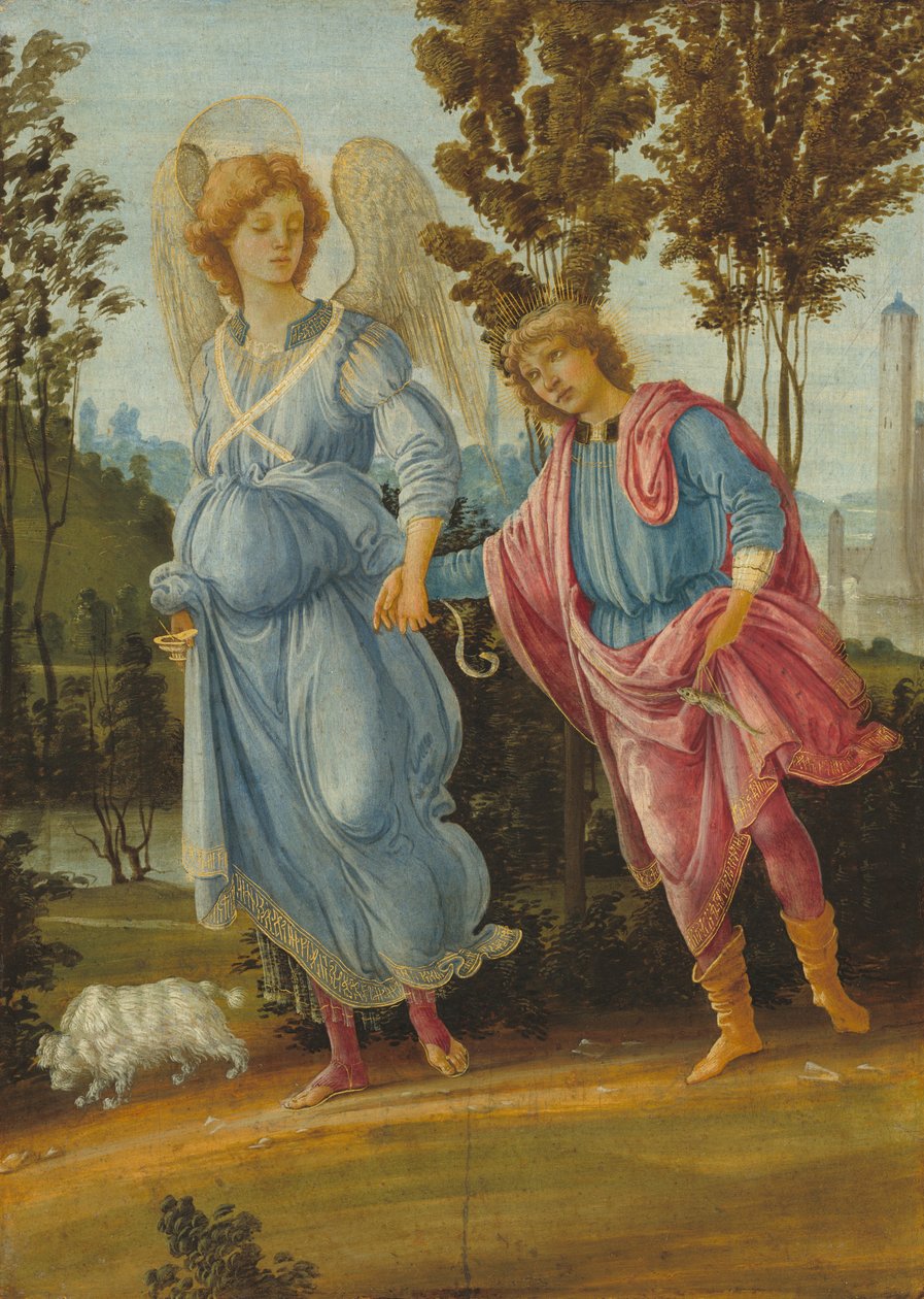 Tobias og englen af Filippino Lippi