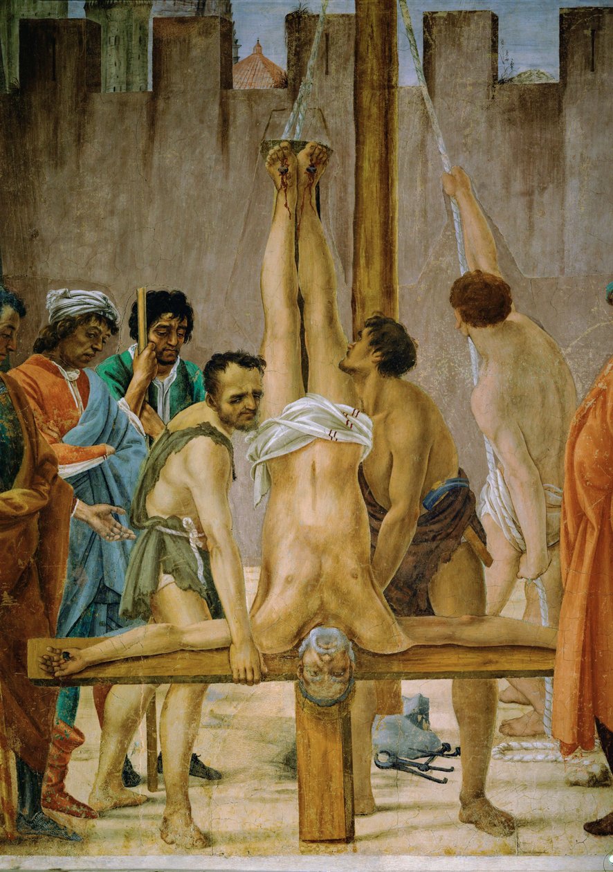 Korsfæstelsen af Sankt Peter (fresko) af Filippino Lippi