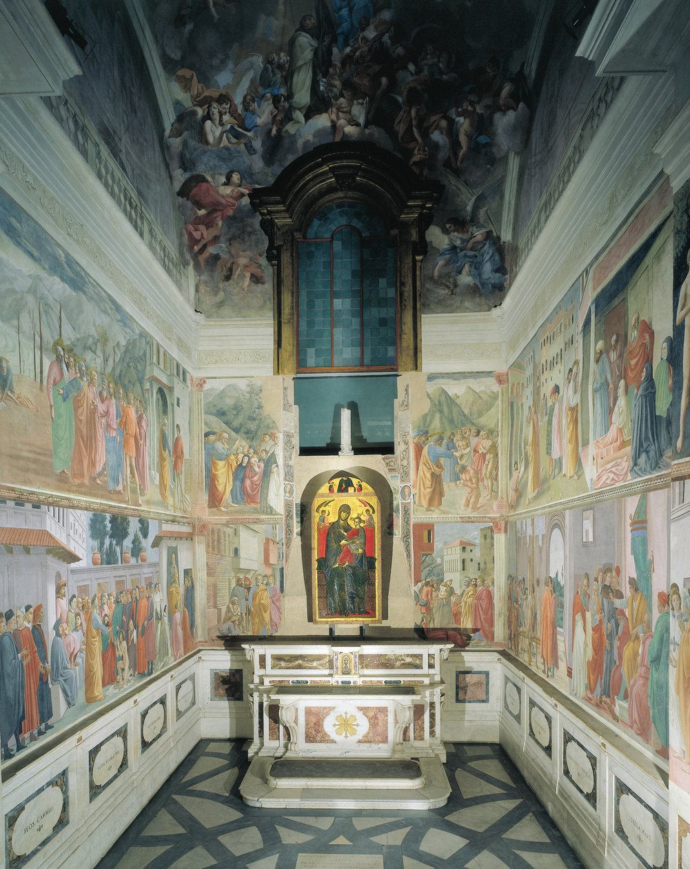 Italien, Firenze, Santa Maria del Carmine-kirken, Brancacci-kapellet af Filippino Lippi
