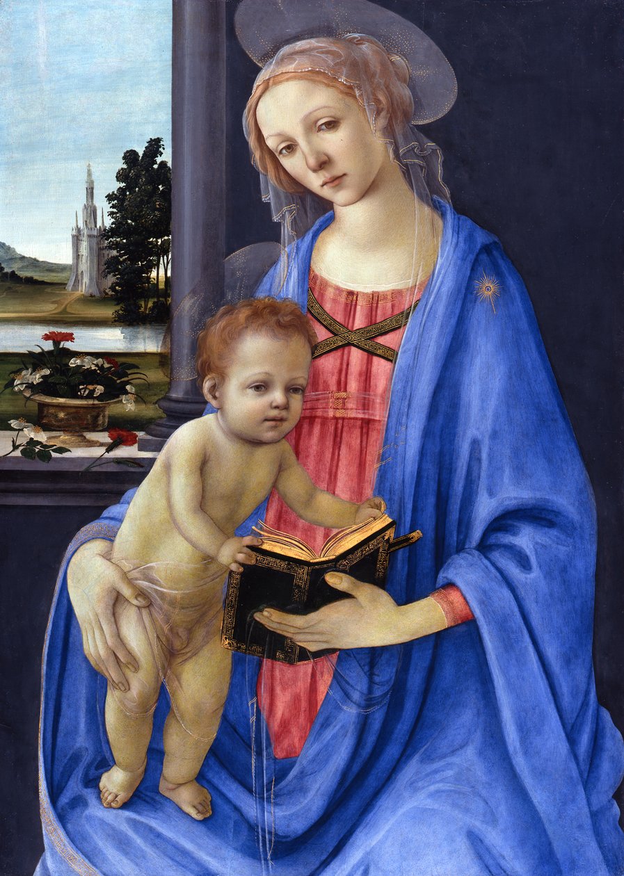 Maria med barnet af Filippino Lippi