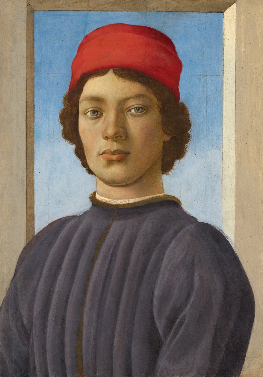 Portrait of a Youth, ca. 1485 (olie og tempera på panel) af Filippino Lippi
