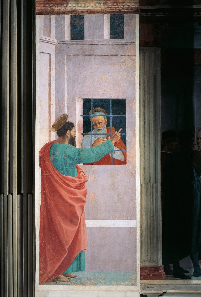 Sankt Paulus besøger Sankt Peter i fængslet, af Filippino Lippi af Filippino Lippi