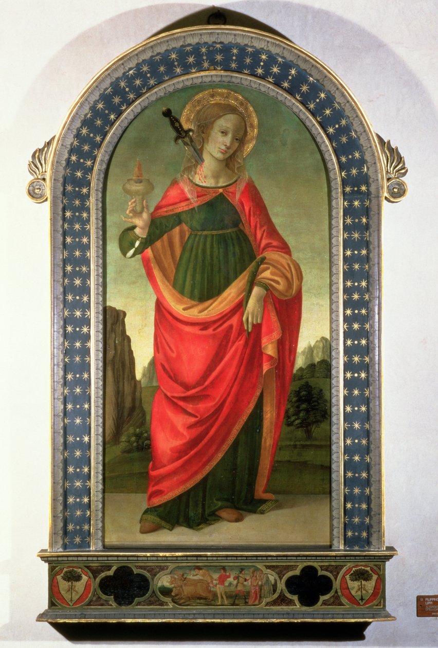 St. Lucy, ca. 1472-74 af Filippino Lippi