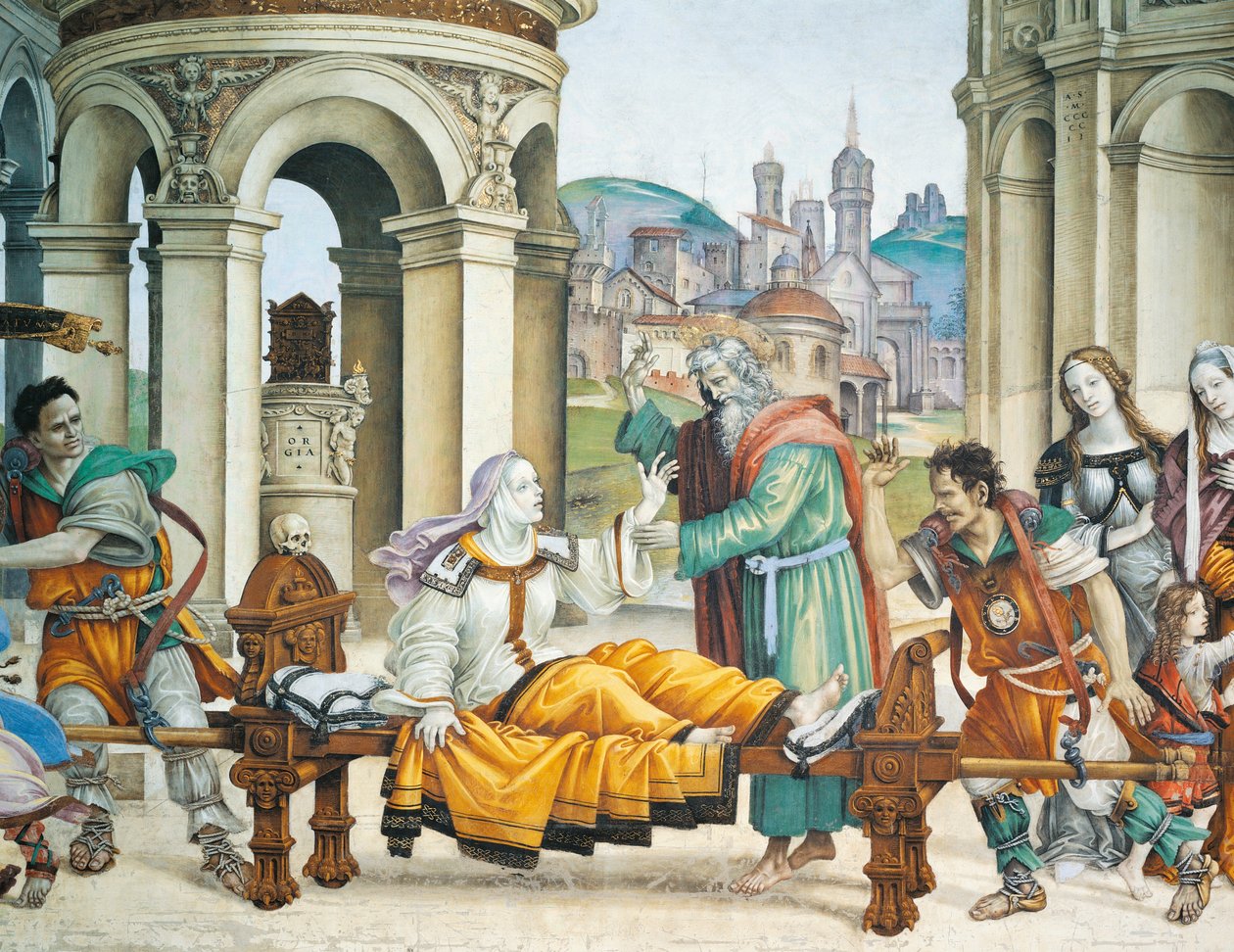 Stories of St John, af Filippino Lippi af Filippino Lippi