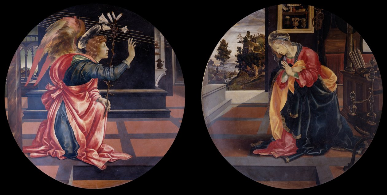 Bebudelsen, 1483-1484 af Filippino Lippi