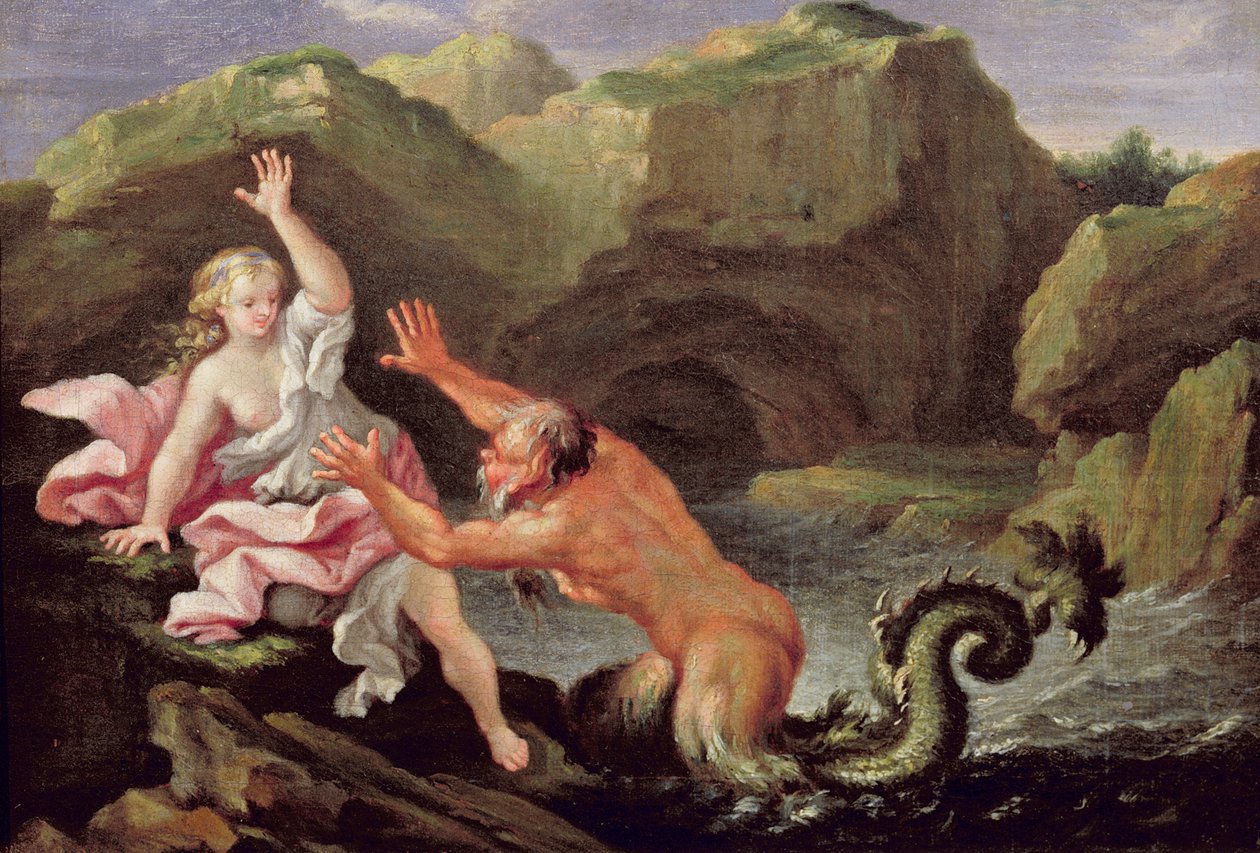 Glaucus og Scylla af Filippo Lauri