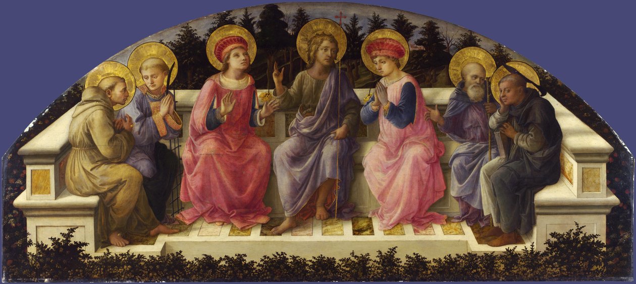 Syv helgener af Fra Filippo Lippi