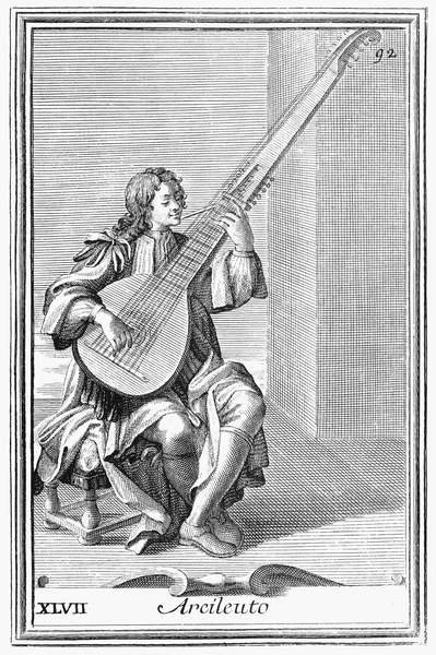 Arcileuto, plade XLVII fra Gabinetto Armonica, 1722 af Filippo Bonanni