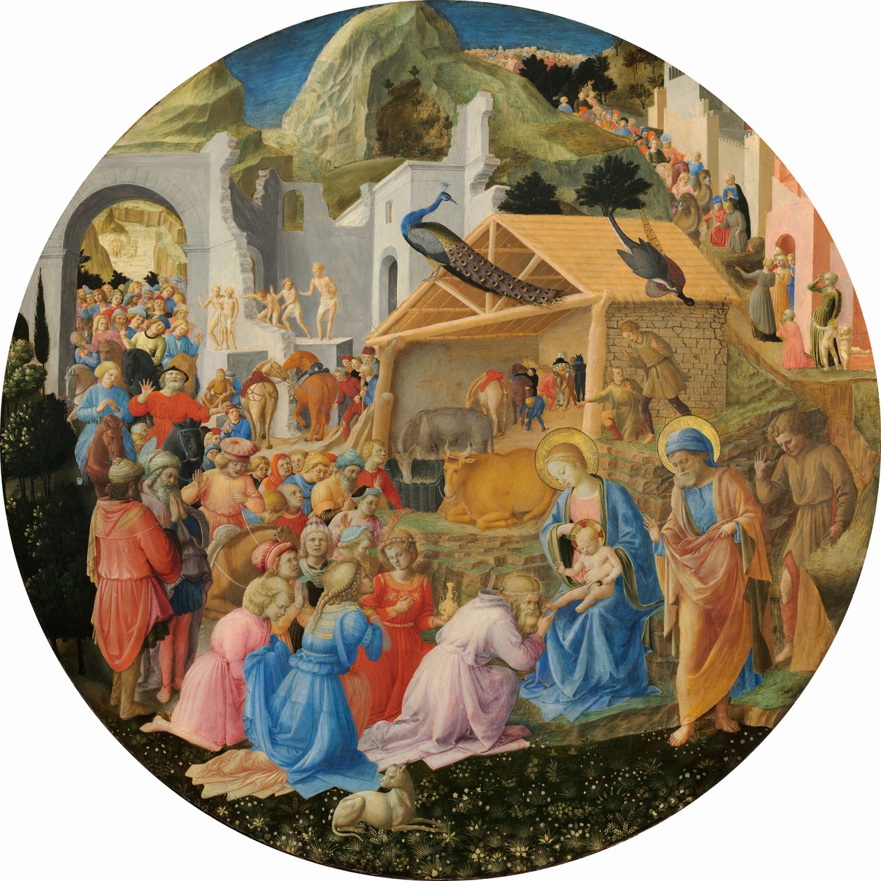 Magiernes tilbedelse, ca. 14401460 af Filippo Lippi