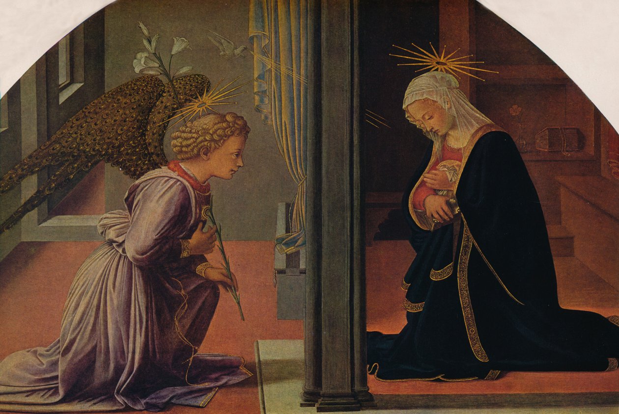 Bebudelsen, c1435-1440 af Fra Filippo Lippi