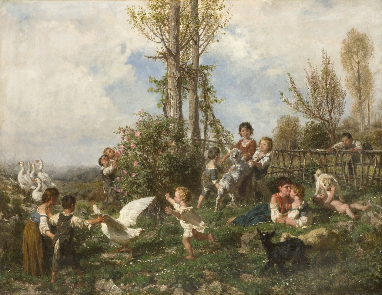 Forår, 1868 af Filippo Palizzi