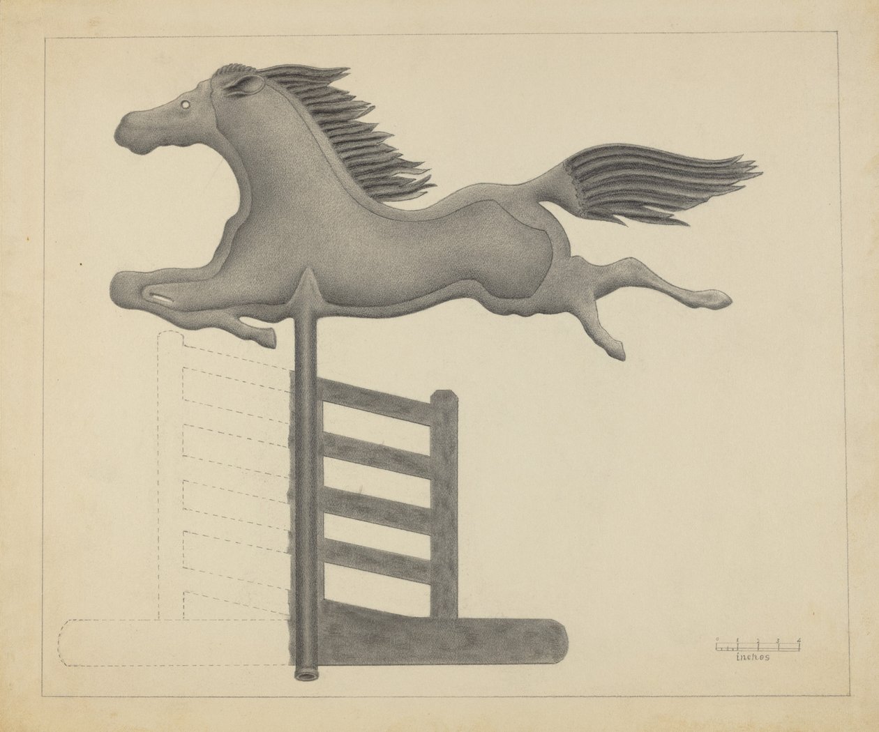 Hestevejrhane af Filippo Porreca
