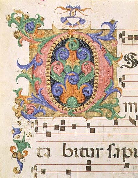 Missal 515 f.123r Initial 
